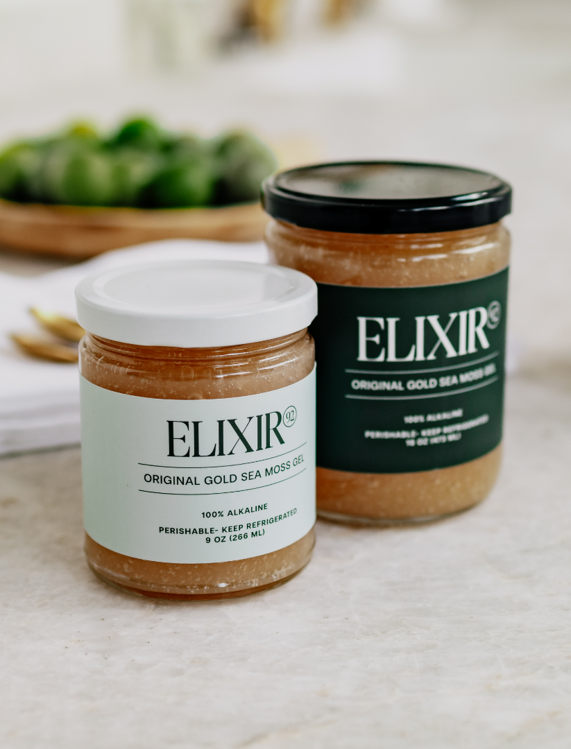 ORIGINAL GOLD SEA MOSS GEL – Elixir92 ORIGINAL GOLD SEA MOSS GEL – Elixir92